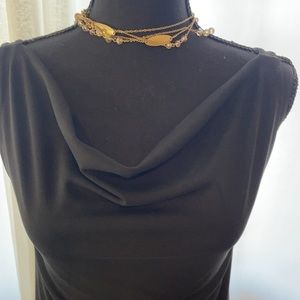 Express black midi dress